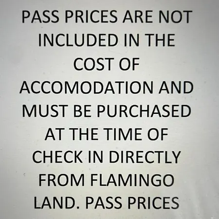 Camping N And B Caravan Hire Flamingo Land